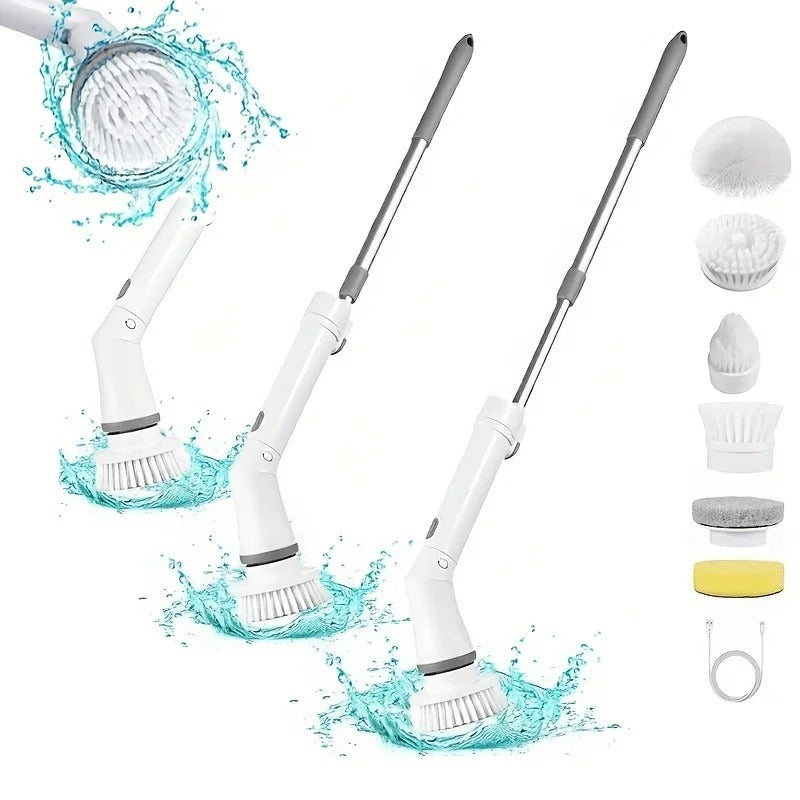 🔥 Multi-Surface Electric Cleaning Brush Pro | All-in-One⚡【Home & Pool Kit】Deep Clean Power Scrubber for Kitchen, Bathtub, Tile & Swimming Pool - Handheld 360° Reach 🔥 Multi-Surface Electric Cleaning Brush Pro | All-in-One⚡【Home & Pool Kit】Deep Clean Power Scrubber for Kitchen, Bathtub, Tile & Swimming Pool - Handheld 360° Reach